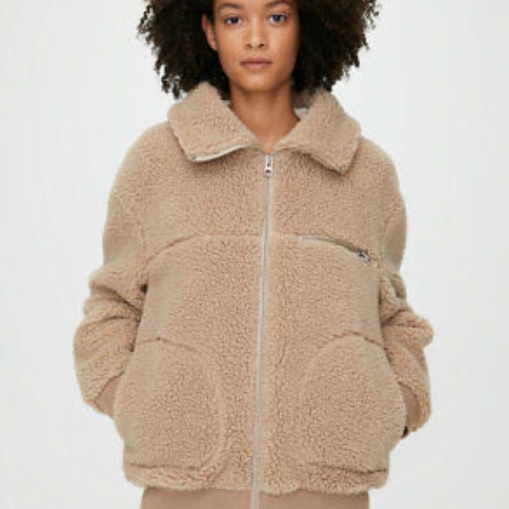 Wilfred Free Teddy Coat - XS (Aritzia) - Picture 3 of 5